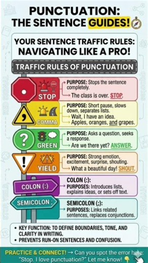 📚 Punctuation Marks – English Grammar Made Easy!