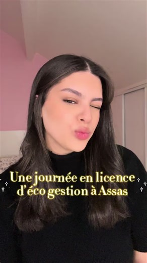 Une journée en licence d'éco-gestion à Assas