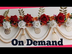 Designer Toran // Very Trendy Bandanwar / Toran Making At Home \\ Door Hanging