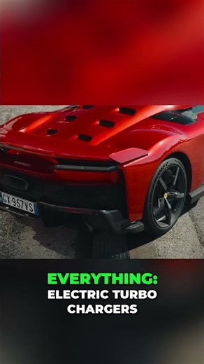 Ferrari F80 V6 Engine: 499P Race Car Tech, NO Turbo Lag! #shorts