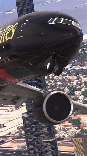 Emirates B777-300ER Concept Livery: Approach near the Burj Khalifa | MSFS2024