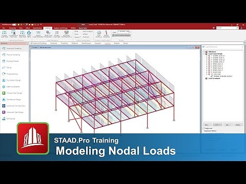 Modeling Nodal Loads in the STAAD.Pro Analytical Modeler