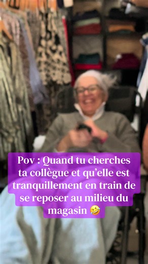 La petite nouvelle se sent comme chez elle visiblement 🤣 #humour #collegue #larmoiredesfilles #pourtoi #soldes