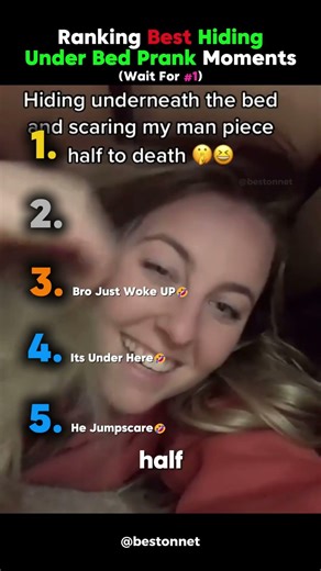 Ranking best hiding under the bed prank moments