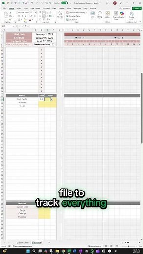 Wellness and Fitness Journal - Energy, Mood, Stress, Sleep, Meditation, Habits, Nutrition, Fitness