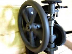 BUFFALO FORGE POST DRILL DEMO.