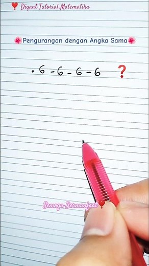 6 - 6 - 6 - 6 ❓WRONG ❌🤔 | The Correct Way to Subtract Like Numbers ‼️