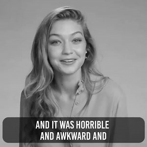 4.5M views · 12K reactions | A first kiss can be awkward, even if you're Gigi Hadid! These celebs dish on their not-so-glamorous first kisses. | AwesomenessTV | Facebook
