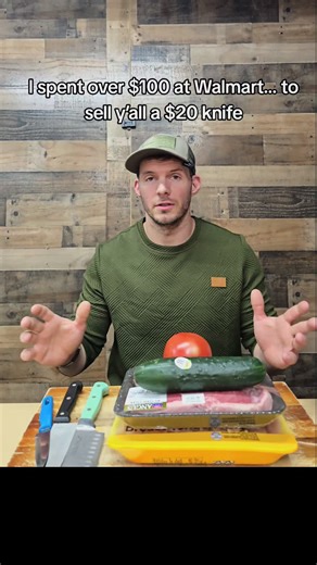 I really did it — spent over $100 on food just to show y’all a $20 knife 😂 But honestly, I wanted to see if it was worth it. This Huusk hand-forged knife surprised me. It cuts clean, feels solid, and doesn’t feel cheap in the hand. This isn’t some fancy chef setup — it’s a practical knife for cooking, trimming meat, grilling, or outdoor use. If you want something that works without spending a lot, this one makes sense. Also makes a solid gift for men. I left it linked in the orange cart if you 