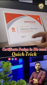 Certificate Borders & Designs Apply करना #viral #reels #fb #facwbook #msword #word #msoffice #tutorial #computer #certificate Aniket Kumar | Aniket Kumar