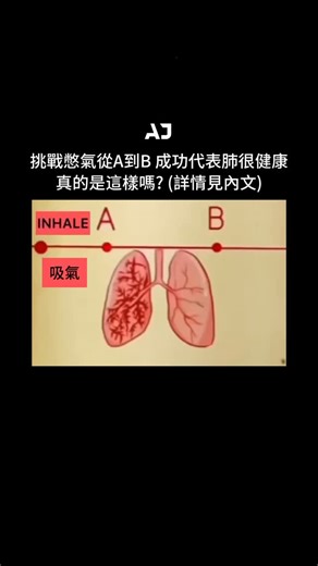 Jalpha on Instagram: "還是可以挑戰看看，但就是好玩 社群媒體上偶爾會看到有關憋氣測驗的影片，通常會搭配「憋氣多久=肺部健康」的資訊，但這其實在醫學上不成立。憋氣長短取決於大腦對二氧化碳的耐受度，而非肺部的實際換氣能力，且能被訓練大幅影響。真正的肺健康需透過 FEV1 等數據評估，而非一個 3、40 秒的計時器。 還是可以挑戰看看，但如果你想簡單評估肺部狀況，不如觀察爬兩層樓後的心肺反應。 #jalpha"