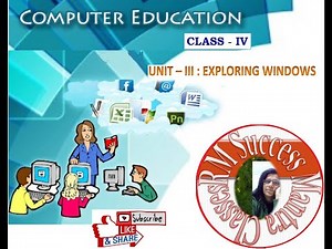 CBSE || Class-4 Computer || Chapter-3 || Exploring Windows ||