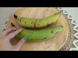 CÓMO HACER PLÁTANO VERDE O MACHO 2 FORMAS DE HACERLO