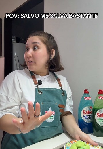 Mayris ya estaba teniendo una relación tóxica con los platos hasta que llegó el NUEVO SALVO MÁXIMO PODER 😭🍋 #Publicidad #SalvoMaximoPoder #fyp #señoraproblematica #karenmexicana