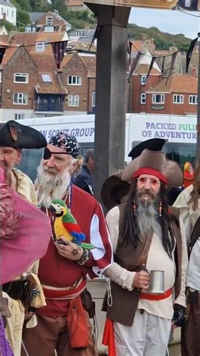 Whitby Pirate Festival 2025 🏴‍☠️🦜☠️ #whitby #pirates