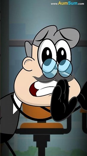 What if a Volcano grew on our Head? | #aumsum #kids #shorts #whatif