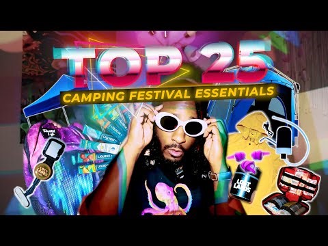 TOP 25 Music Festival Camping Essentials Guide ✨️🤌