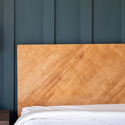 DIY Plywood Headboard - Easy Weekend Project! - Anika's DIY Life