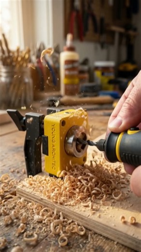 Micro Drill Guide Block – Perfectly Perpendicular Holes with Bushing Precision #woodworking #diy
