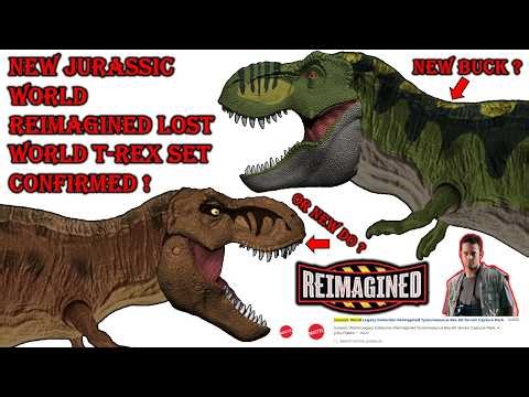 new Jurassic World Reimagined Tyrannosaurus Rex All Terrain Capture set Lost World Rex toy confirmed