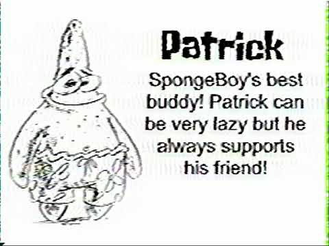 Introduction to the SpongeBoy Ahoy Characters (1996 Video)