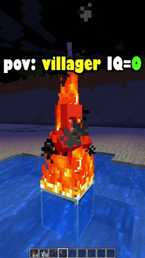 Minecraft pov: Villager has a 0 IQ #minecraft #minecraftmemes
