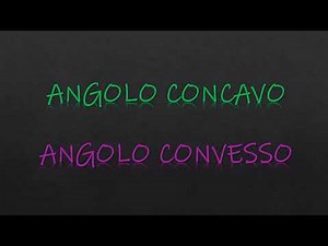 Angolo concavo e angolo convesso