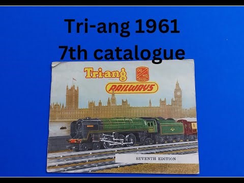 Triang 1961 7th Ed model railway catalogue full look through from Mangley Town #ModelRailway #Hornby