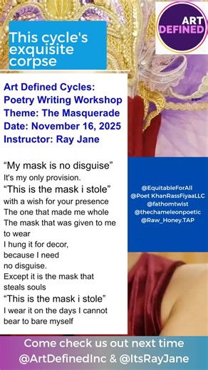 Need a poetry workshop? Shout out to our brave participants for this Sunday's Generative Poetry Writing Workshop where the theme was