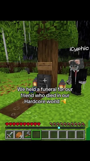 Minecraft Hardcore Funeral