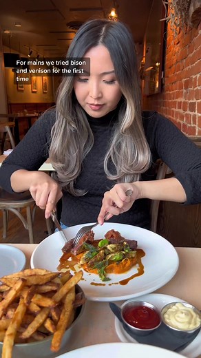 I used TouchBistro Dine to make a reservation at this recommended Toronto restaurant by the Michelin guide. Find out how you could get a free dinner on TouchBistro dine. Apply here https://www.touchbistro.com/touchtraveltaste/. Terms and Conditions apply @Touch Bistro #TouchTravelTaste #sponsored #torontorestaurant #exploretoronto #torontofood #antler #michelinguide #datenight