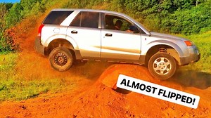 Saturn launches off dump truck tire jump | Mark Freeman