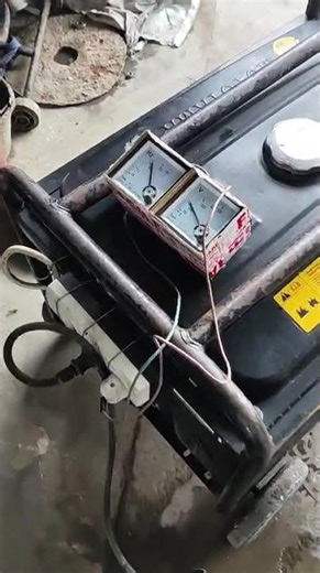 Test volt meter dan hz meter genset 7000 watt