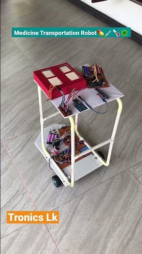 Arduino Medicine Transportation Robot | Arduino Medicine Dispenser Robot | Arduino Robot Car Project