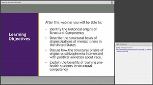 Structural Competency: Engaging Stigma and Inequality in Medicine and Medical Training