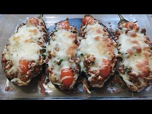 AUBERGINE FARCIE AU FOUR TRÈS RAPIDE !