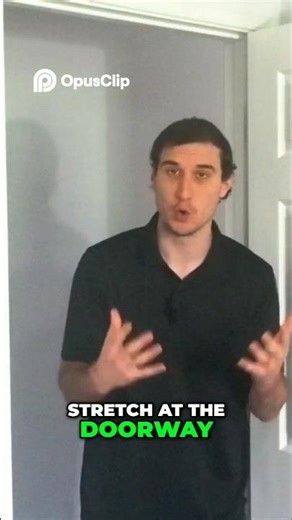 Best Way To Do Doorway Stretch for Mouse Shoulder