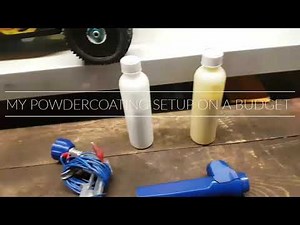 Cheap powdercoating setup diy home nordic pulver