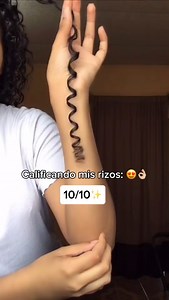 Calificando mis rizos 😍👇🏻 | Mis rizos