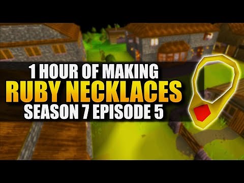 Crafting Ruby Necklaces | Testing OSRS Wiki Money Making Methods | Money Making Guide 2022