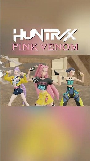 HUNTR/X - PINK VENOM | K-POP Demon Hunters X BLACKPINK [MMD 4K 60FPS] #Shorts