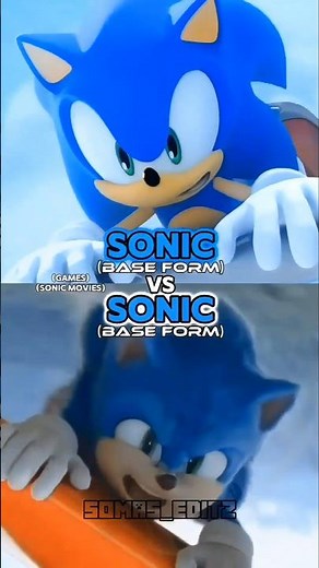 Modern Sonic vs Movie Sonic | 4 way Collab