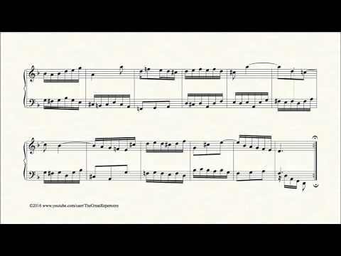 Bach, Prelude in D minor, BWV 935