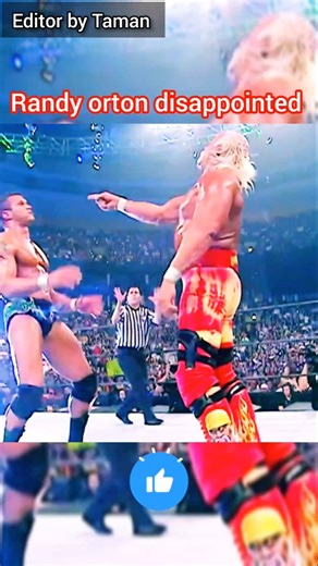 Randy orton disappointed. #wwe #wrestling #wrestlemania #wweindia