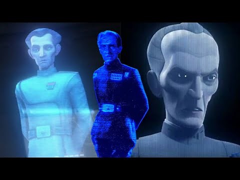 Wilhuff Tarkin - Every Admiral/Governor/Grand Moff Tarkin Hologram Scene | The Clone Wars & Rebels