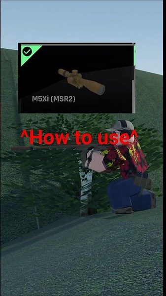 🔫how to use the m5xi (msr2) scope in brm5🔫 #blackhawkrescuemission5 #milsim #brm5 #gaming #military