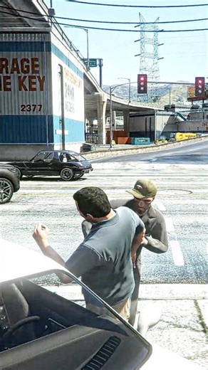 GTA 5 thug life Michael Fighting 🔥 #shorts #gta5 #gta6 #viral