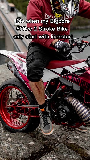 Failed Kickstart Bike for Supermotard Enthusiasts