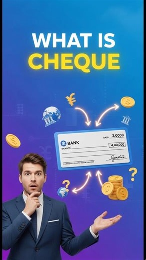 What is cheque? ✨ | Banking Simplified #shorts