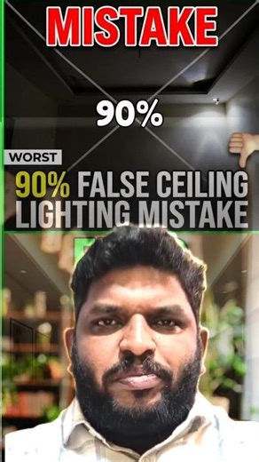 90% People Make This False Ceiling Lighting Mistake! | Interior Design Tip